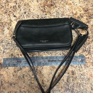 Black Coach clutch purse